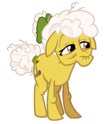 Size: 503x584 | Tagged: safe, artist:spectrumnightyt, oc, oc:cinnamon pear, species:earth pony, species:pony, elderly, female, mare, simple background, solo, transparent background