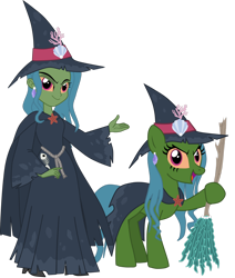 Size: 1600x1884 | Tagged: safe, artist:shadymeadow, oc, oc:marine curse, my little pony:equestria girls, broom, clothing, hat, oc villain, simple background, solo, transparent background, witch, witch hat