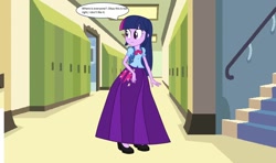 Size: 1280x756 | Tagged: safe, artist:starman1999, character:twilight sparkle, character:twilight sparkle (alicorn), character:twilight sparkle (eqg), species:eqg human, my little pony:equestria girls, clothing, female, long skirt, skirt, solo