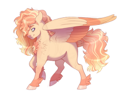 Size: 1024x800 | Tagged: safe, artist:gigason, oc, oc:cherry bomb, species:pegasus, species:pony, simple background, solo, transparent background, two toned wings, wings