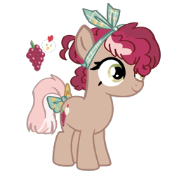 Size: 1651x1684 | Tagged: safe, artist:spectrumnightyt, parent:cheese sandwich, parent:pinkie pie, parents:cheesepie, species:pony, bow, female, filly, offspring, simple background, solo, tail bow, transparent background