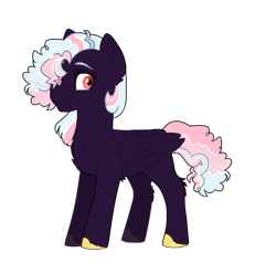 Size: 866x854 | Tagged: safe, artist:spectrumnightyt, oc, oc:cloudy day, species:pegasus, species:pony, g4, female, mare, simple background, solo, transparent background