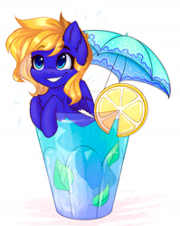 Size: 1419x1785 | Tagged: safe, artist:falafeljake, oc, species:pegasus, species:pony, g4, cup, cup of pony, micro, solo