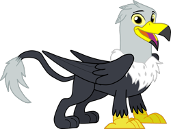Size: 3647x2747 | Tagged: safe, artist:shadymeadow, oc, oc:grant the griffon, species:griffon, g4, simple background, solo, transparent background