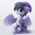 Size: 1500x1500 | Tagged: safe, artist:anti1mozg, oc, oc only, oc:nightshade (pegasus), species:pegasus, species:pony, g4, beanie, blushing, chest fluff, clothing, ear fluff, ear piercing, earring, female, glasses, hat, jewelry, mare, piercing, simple background, sitting, smiling, solo, wing fluff