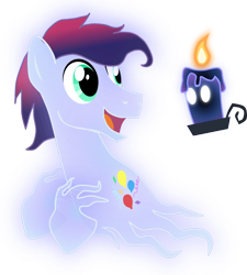 Size: 2570x2850 | Tagged: safe, artist:shadymeadow, oc, oc:soirée haunter, species:pony, g4, ghost, simple background, solo, transparent background, undead
