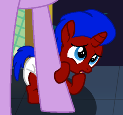 Size: 420x393 | Tagged: safe, artist:lynnthenerdkitty, base used, oc, oc:paddy sparkle, species:pony, g4, age regression, base, colt, diaper, male, optimus prime, ponified, transformers