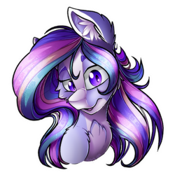Size: 600x600 | Tagged: safe, artist:mychelle, oc, oc only, species:earth pony, species:pony, g4, bust, female, mare, portrait, simple background, solo, transparent background
