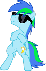 Size: 1237x1887 | Tagged: safe, artist:earth_pony_colds, oc, oc only, oc:morning blast, species:pegasus, species:pony, g4, show accurate, simple background, solo, sunglasses, transparent background