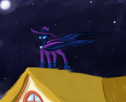 Size: 2920x2380 | Tagged: safe, artist:renarde-louve, character:mare do well, g4, moon, night, stars