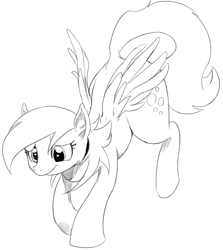 Size: 911x1020 | Tagged: safe, artist:sunibee, character:derpy hooves, species:pegasus, species:pony, female, mare, solo
