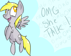 Size: 1000x787 | Tagged: dead source, safe, artist:spanish-scoot, character:derpy hooves, species:pegasus, species:pony, g4, female, flying, mare, solo