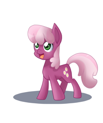 Size: 1240x1486 | Tagged: safe, artist:derpsonhooves, character:cheerilee, cute, female, looking up, open mouth, smiling, solo