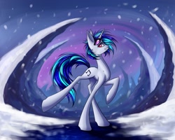 Size: 1280x1024 | Tagged: safe, artist:asimos, character:dj pon-3, character:vinyl scratch, female, solo, winter