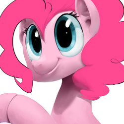 Size: 900x900 | Tagged: safe, artist:sunibee, character:pinkie pie, female, painting, solo