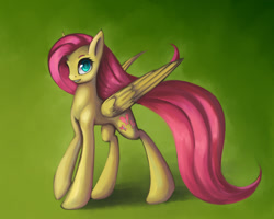 Size: 1280x1024 | Tagged: safe, artist:asimos, character:fluttershy, female, long legs, solo