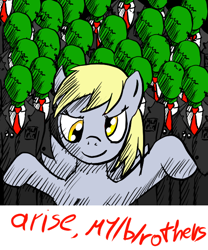 Size: 500x600 | Tagged: safe, artist:snus-kun, character:derpy hooves, oc, oc:anon, species:pegasus, species:pony, anonymous, female, mare