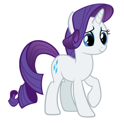 Size: 1200x1191 | Tagged: safe, artist:stabzor, character:rarity, female, simple background, solo, transparent background, vector