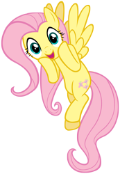 Size: 3301x4763 | Tagged: safe, artist:stabzor, character:fluttershy, simple background, transparent background, vector