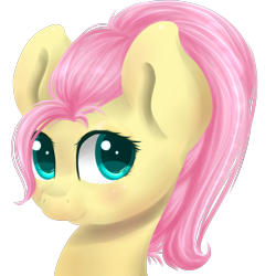 Size: 2000x2000 | Tagged: safe, artist:chiweee, part of a set, character:fluttershy, alternate hairstyle, female, simple background, solo, transparent background