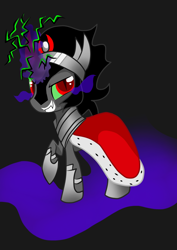 Size: 1240x1754 | Tagged: safe, artist:derpsonhooves, character:king sombra, species:pony, chibi, colt, colt sombra, cute, male, solo, sombradorable