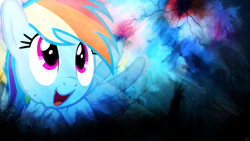 Size: 1920x1080 | Tagged: safe, artist:karl97, artist:stabzor, character:rainbow dash, species:pegasus, species:pony, abstract, female, mare, solo, vector, wallpaper