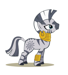 Size: 3246x3613 | Tagged: safe, artist:kna, character:zecora, species:zebra, high res, simple background, transparent background, vector