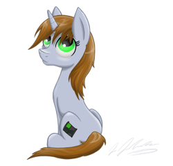 Size: 1280x1227 | Tagged: safe, artist:tsand106, oc, oc only, oc:littlepip, species:pony, species:unicorn, fallout equestria, fallout, fanfic, fanfic art, female, hooves, horn, mare, simple background, solo, transparent background