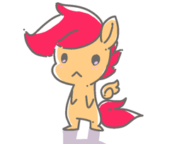 Size: 780x632 | Tagged: safe, artist:spanish-scoot, character:scootaloo, species:pegasus, species:pony, female, solo