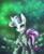 Size: 1600x1969 | Tagged: safe, artist:asimos, character:sweetie belle, species:pony, species:unicorn, armor, female, glowing horn, magic, mare, older, science fiction, solo
