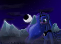 Size: 3545x2606 | Tagged: safe, artist:diction, character:princess luna, blushing, female, solo, tongue out