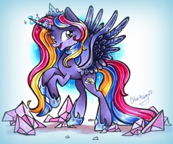 Size: 1665x1386 | Tagged: safe, artist:frostykat13, character:princess sterling, species:alicorn, species:pony, female, princess, solo