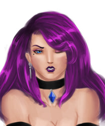 Size: 876x1050 | Tagged: safe, artist:dclzexon, character:rarity, species:human, earring, female, humanized, solo