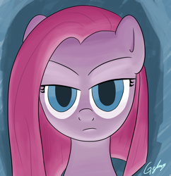 Size: 1552x1606 | Tagged: safe, artist:fauzart, character:pinkamena diane pie, character:pinkie pie, female, solo