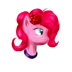 Size: 1024x1024 | Tagged: safe, artist:snus-kun, character:pinkie pie, species:earth pony, species:pony, female, solo