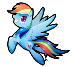 Size: 1024x950 | Tagged: safe, artist:wavecipher, character:rainbow dash, female, solo
