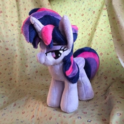 Size: 960x960 | Tagged: safe, artist:ketika, character:twilight sparkle, character:twilight sparkle (alicorn), species:alicorn, species:pony, episode:castle sweet castle, g4, my little pony: friendship is magic, alternate hairstyle, female, irl, mare, photo, plushie, punklight sparkle, solo, that was fast