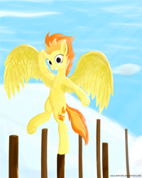 Size: 2400x3000 | Tagged: safe, artist:halflingpony, character:spitfire, female, solo