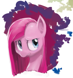 Size: 1083x1152 | Tagged: safe, artist:sunibee, character:pinkamena diane pie, character:pinkie pie, female, solo
