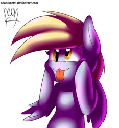 Size: 2800x3000 | Tagged: safe, artist:myralilth, artist:neoncel, character:derpy hooves, species:pegasus, species:pony, collaboration, female, mare, simple background, solo, tongue out, transparent background
