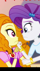 Size: 400x710 | Tagged: safe, artist:amante56, character:adagio dazzle, character:rarity, equestria girls:rainbow rocks, g4, my little pony: equestria girls, my little pony:equestria girls, adagity, female, lesbian, quality, shipping, shipping fuel