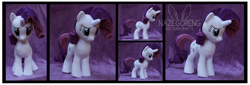 Size: 7094x2411 | Tagged: safe, artist:nazegoreng, character:rarity, irl, photo, plushie, solo