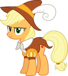 Size: 7447x8294 | Tagged: safe, artist:tim015, character:applejack, .ai available, absurd resolution, female, simple background, smart cookie, solo, transparent background, vector