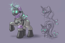 Size: 1800x1200 | Tagged: safe, artist:cyrilunicorn, character:starlight glimmer, command and conquer, communism, female, mind control, ponified, red alert, red alert 2, solo, stalin glimmer, video game, yuri glimmer