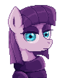 Size: 602x756 | Tagged: safe, artist:grinwild, character:maud pie, female, pixel art, solo