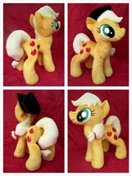 Size: 1024x1365 | Tagged: safe, artist:equinepalette, character:applejack, irl, photo, plushie, solo