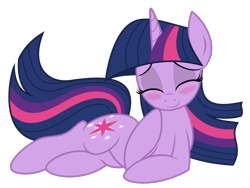 Size: 800x600 | Tagged: safe, artist:mamandil, artist:skutchi, character:twilight sparkle, character:twilight sparkle (unicorn), species:pony, species:unicorn, .svg available, absurd resolution, blushing, cute, draw me like one of your french girls, embarrassed, eyes closed, female, flattered, mare, pose, simple background, smiling, solo, svg, transparent background, twiabetes, vector, windswept mane