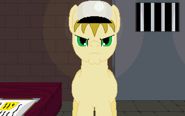 Size: 640x400 | Tagged: safe, artist:herooftime1000, character:dj pon-3, character:vinyl scratch, oc, oc:cryptania, oc:muscle milk, species:bat pony, species:changeling, species:pony, animated, dungeon, octavia in the underworld's cello, pixel art