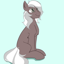 Size: 2160x2160 | Tagged: safe, artist:cold blight, derpibooru original, oc, oc only, species:earth pony, species:pony, cute, sitting, smiling, solo