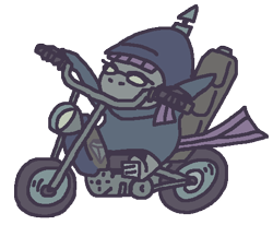 Size: 505x416 | Tagged: safe, artist:grinwild, character:maud pie, species:anthro, female, glasses, helmet, motorcycle, solo